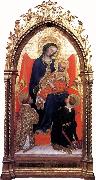 Giovanni di Francesco, Madonna Enthroned with St Lawrence and St Julian